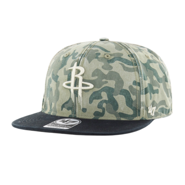 Men's Houston Rockets '47 Captain Camo Cap