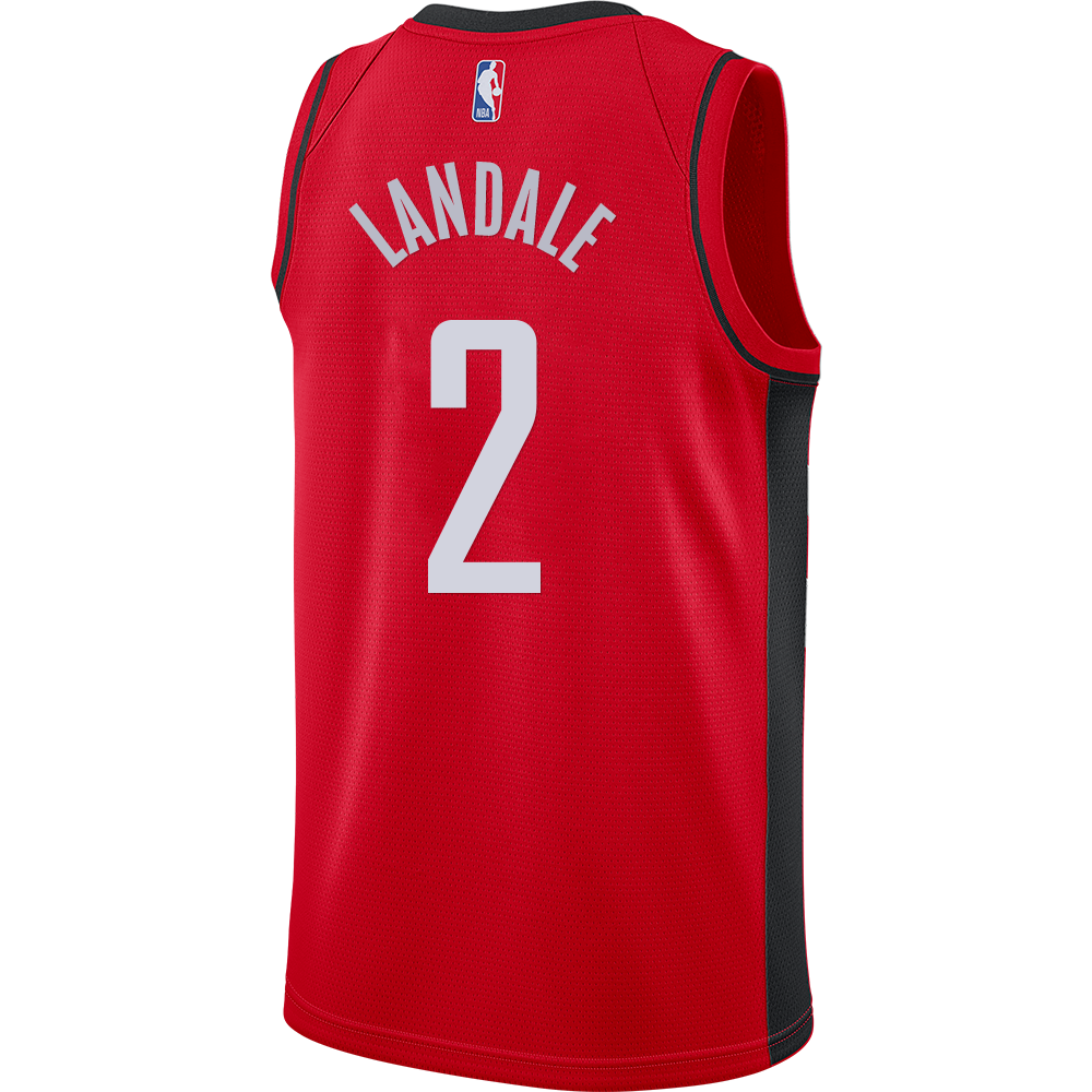 Men's Houston Rockets Nike Jock Landale Icon Edition Swingman Jersey