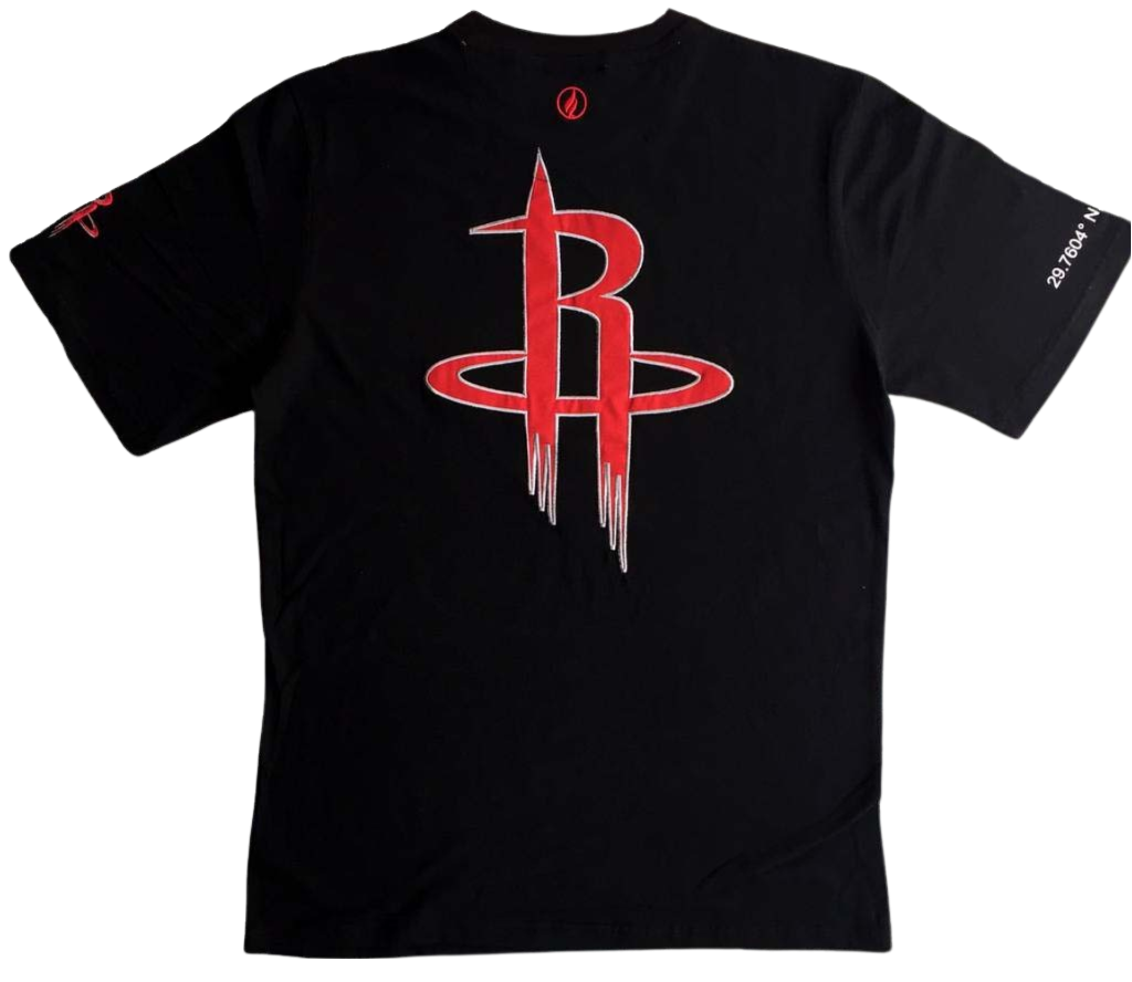 Men's Houston Rockets Fisll V-Sliced T-Shirt