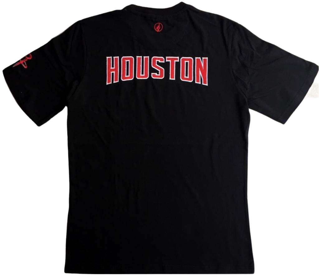 Men's Houston Rockets Fisll 3D Effects T-Shirt