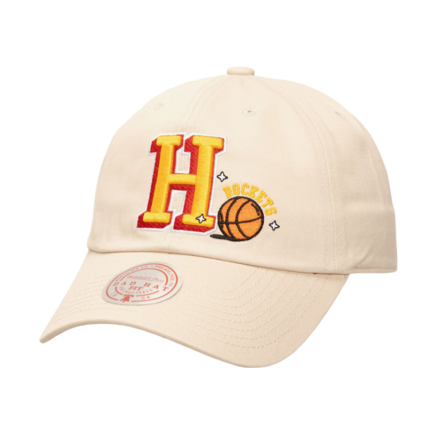 Men's Houston Rockets Mitchell & Ness HWC Sswagger Adjustable Cap