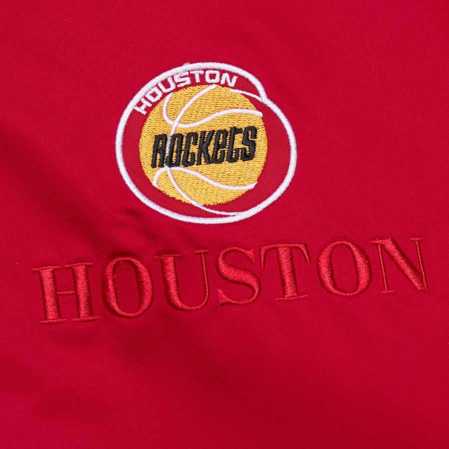 Men's Houston Rockets Mitchell & Ness HWC Team OG 3.0 Satin Full Snap Jacket