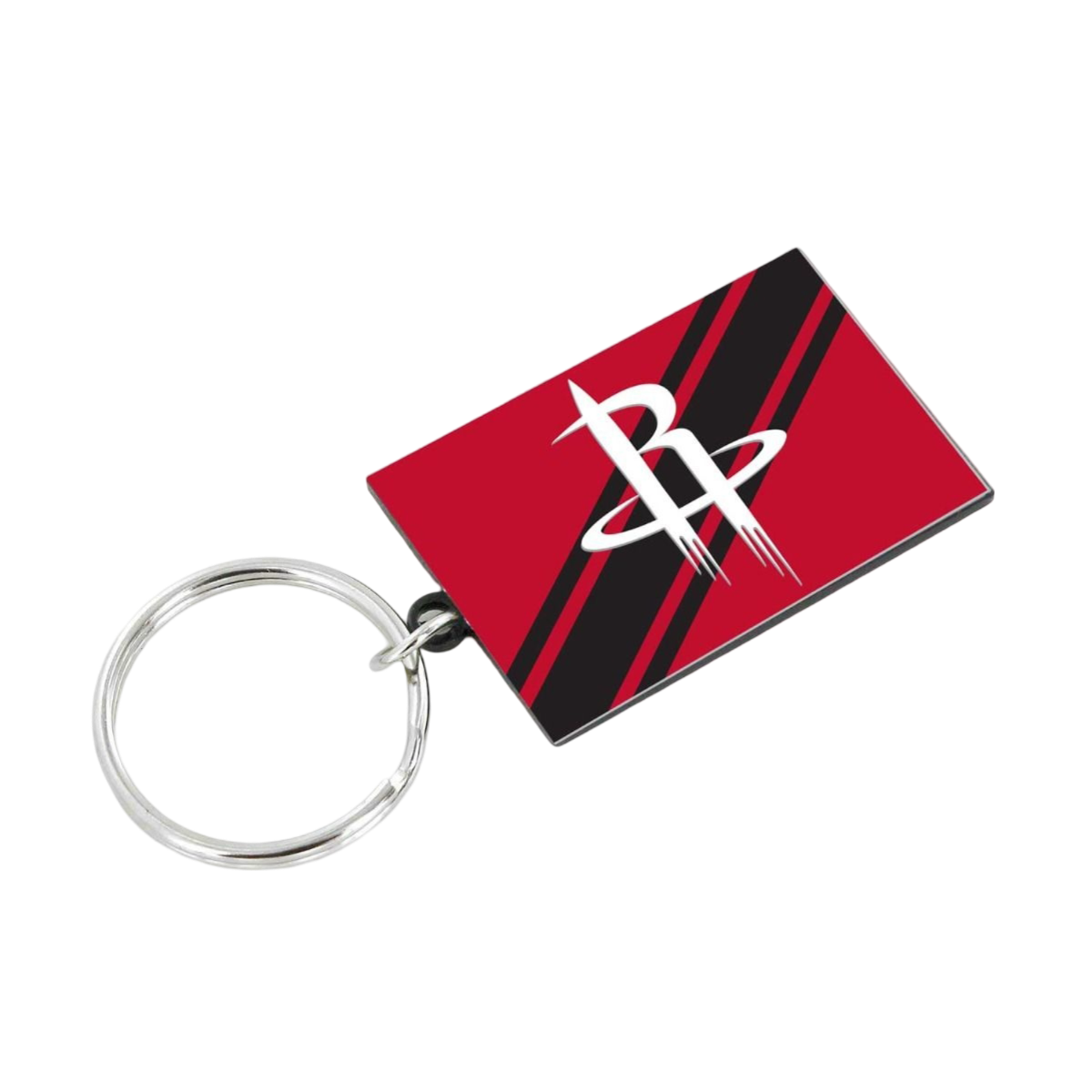 Houston Rockets Aminco Striped Acrylic Keychain