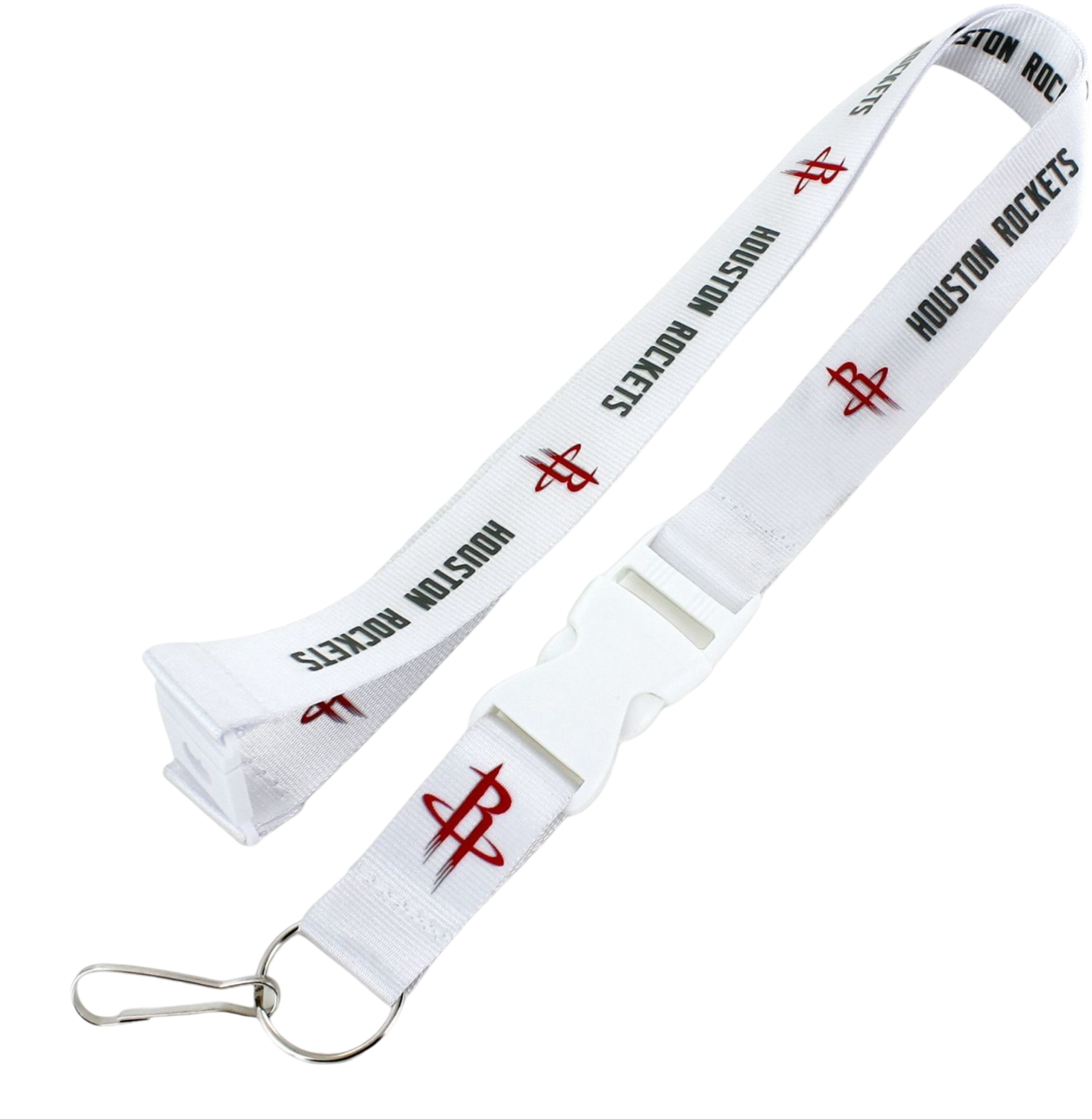 Houston Rockets Aminco White Lanyard