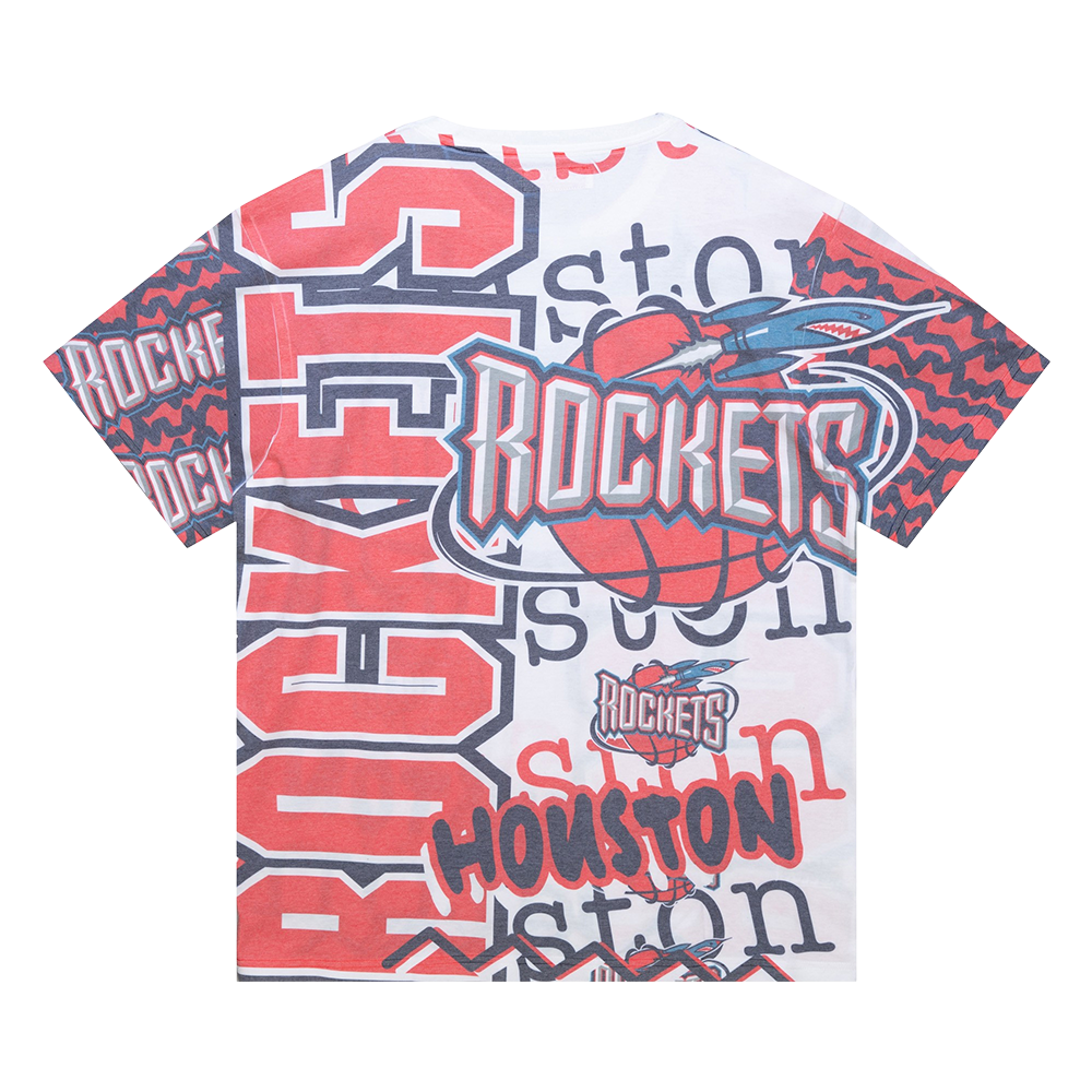 Men's Houston Rockets Mitchell & Ness HWC Jumbotron 2.0 T-Shirt