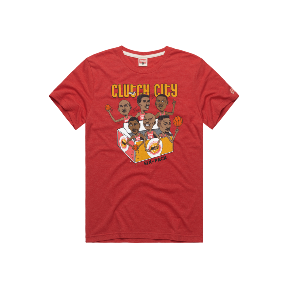 Men's Houston Rockets Homage HWC Six-Pack T-Shirt