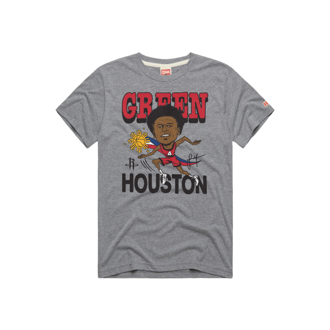 Men's Houston Rockets Homage Jalen Green Filipino Heritage T-Shirt